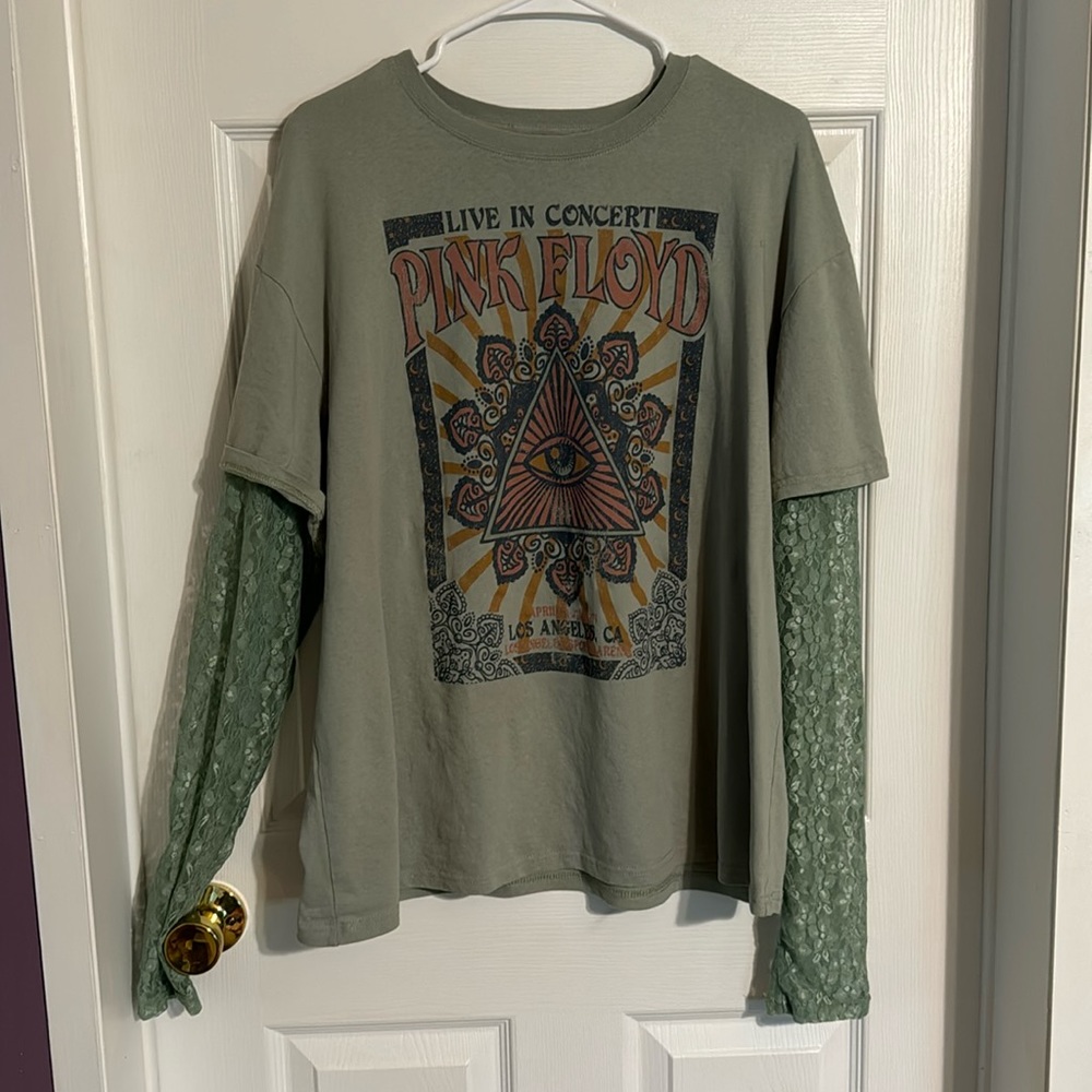 Pink Floyd long lace sleeve shirt